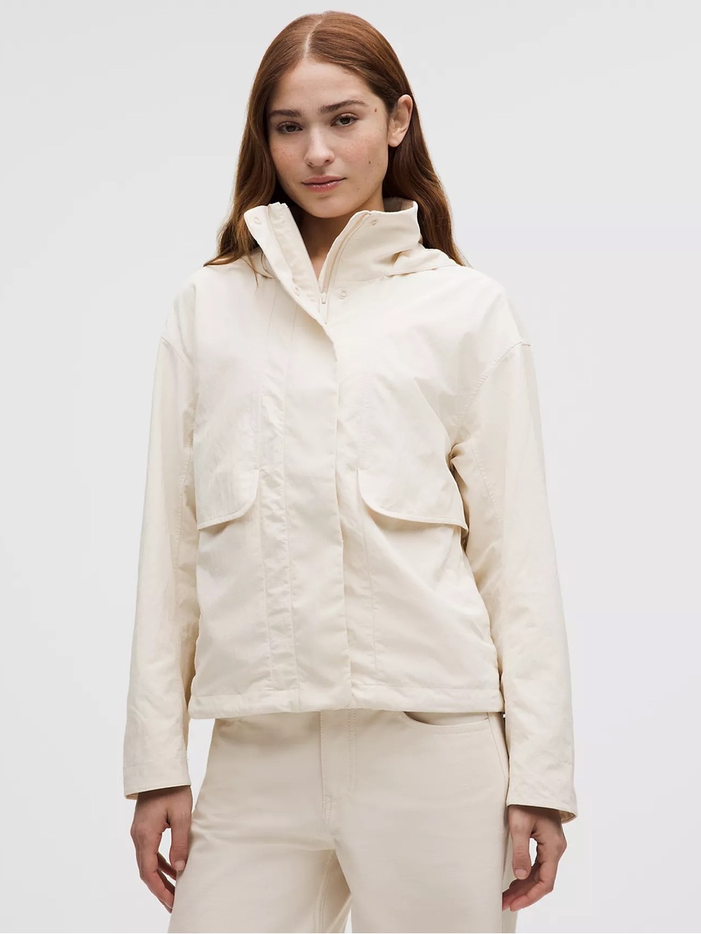 Viral Lululemon Always Effortless Jacket Evolve Light Ivory